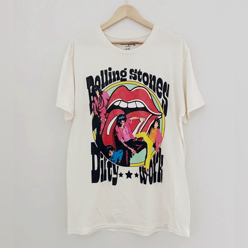 NWOT The Rolling Stones Dirty Work Graphic Tee